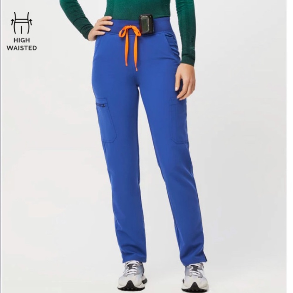 FIGS YOLA HIGH-WAISTED SKINNY SCRUB PANT - Picture 2 of 12
